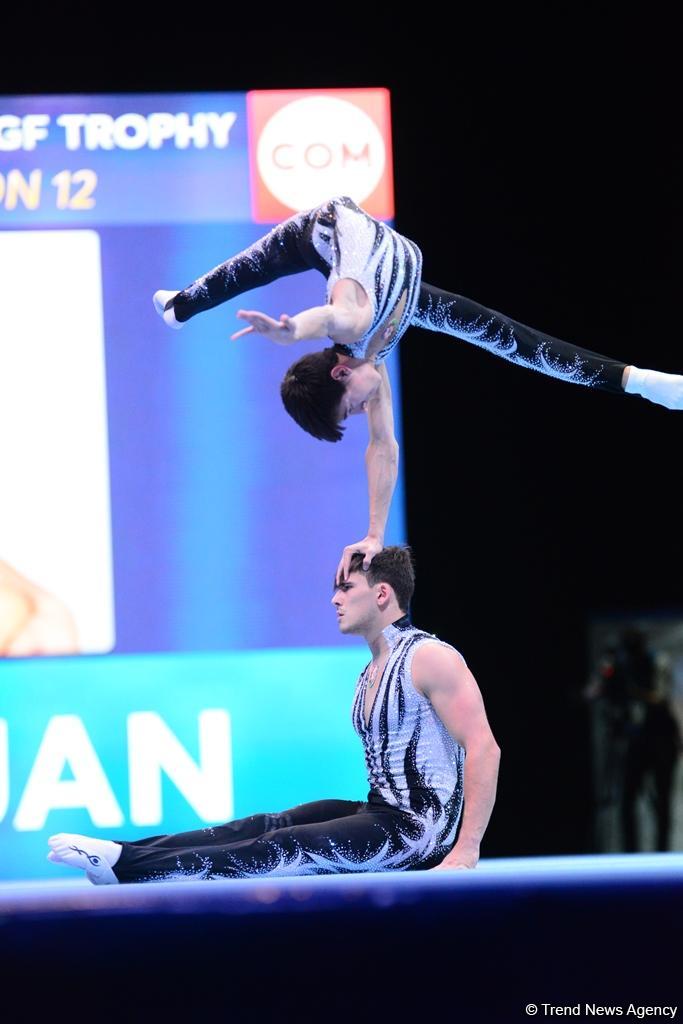 Akrobatika gimnastikası üzrə Dünya Kubokunun finalları start götürüb (FOTO)
