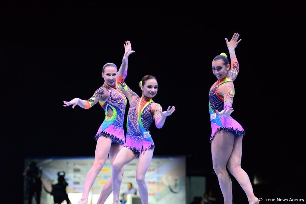 Akrobatika gimnastikası üzrə Dünya Kubokunun finalları start götürüb (FOTO)