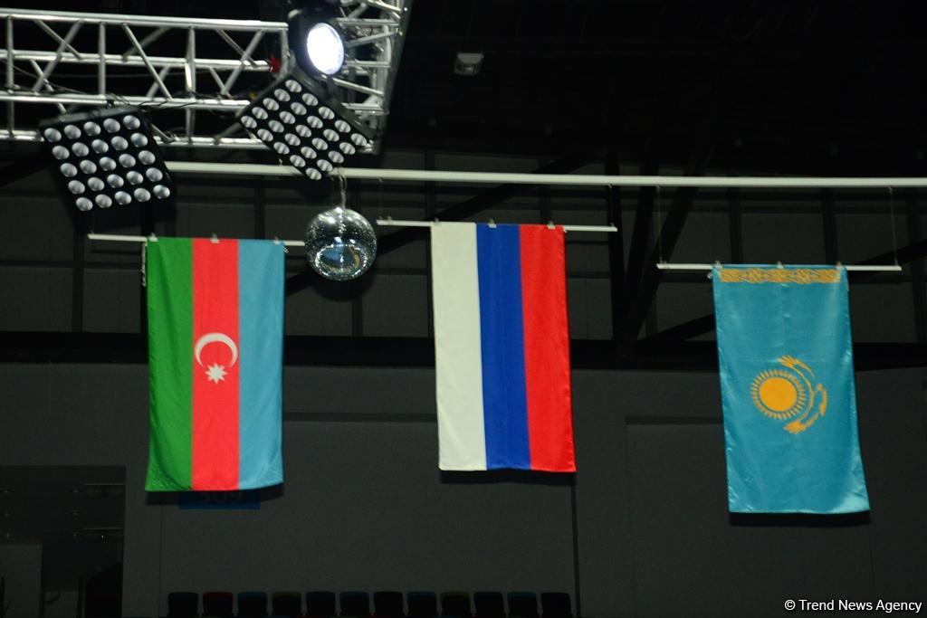 Bakıda akrobatika gimnastikası üzrə Dünya Kubokunun mükafatlandırma mərasimi keçirilib (FOTO)