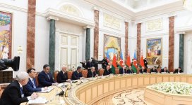 Azərbaycan və Belarus prezidentlərinin geniş tərkibdə görüşü olub (FOTO) (YENİLƏNİB)