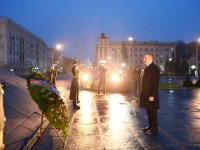 Prezident İlham Əliyev Minskdə “Qələbə” meydanını ziyarət edib (FOTO)