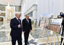 Azərbaycan Prezidenti İlham Əliyevin Minskdə rəsmi qarşılanma mərasimi olub (FOTO)