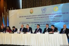 Bakıda BMT-nin Yaxın və Orta Şərqdə narkotiklərin qanunsuz dövriyyəsi və aidiyyəti məsələlər üzrə alt komissiyasının sessiyası keçirilir (FOTO)
