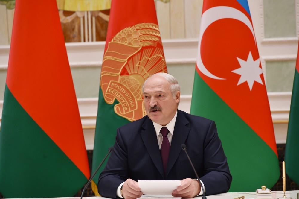 Aleksandr Lukaşenko: Belarus və Azərbaycan həmişə etibarlı və strateji tərəfdaş olaraq qalacaqlar