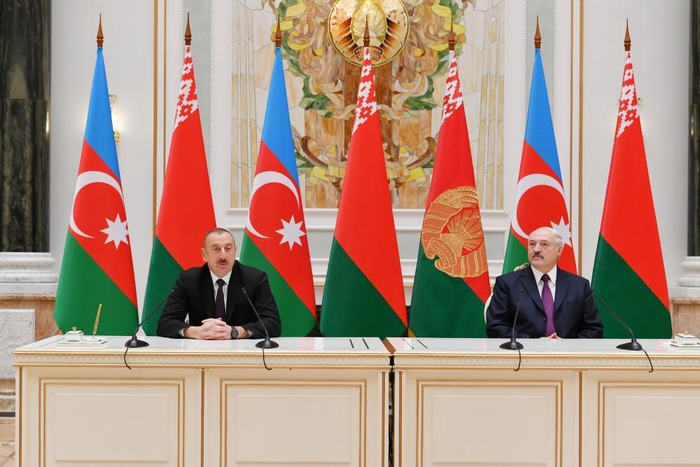 Prezident İlham Əliyev: Azərbaycan və Belarus arasında on milyonlarla dollarlıq müqavilələrin bağlanması gələcək üçün yaxşı göstəricidir
