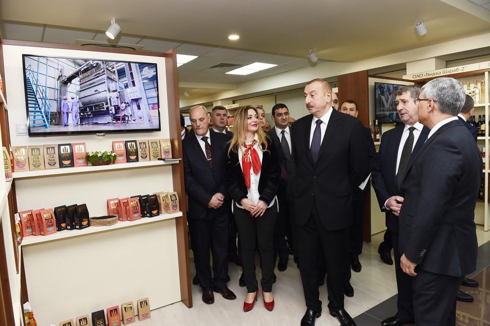 Prezident İlham Əliyev Minskdə Azərbaycan Ticarət Evi ilə tanış olub (FOTO)