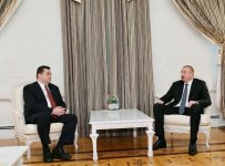 Prezident İlham Əliyev Rusiyanın Jurnalistlər İttifaqının sədrini qəbul edib (FOTO)