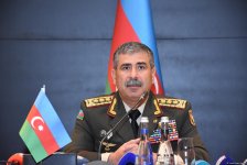 Azərbaycan, Türkiyə və Gürcüstan müdafiə rəsmiləri arasında protokol imzalanıb (FOTO)