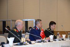 Azərbaycanın müdafiə naziri Türkiyə və Gürcüstan SQ Baş Qərargah rəisləri ilə üçtərəfli görüş keçirir (FOTO)