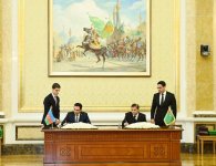 Azərbaycan və Türkmənistan arasında 21 sənəd imzalanıb (FOTO) (YENİLƏNİB)