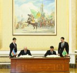 Azərbaycan və Türkmənistan arasında 21 sənəd imzalanıb (FOTO) (YENİLƏNİB)