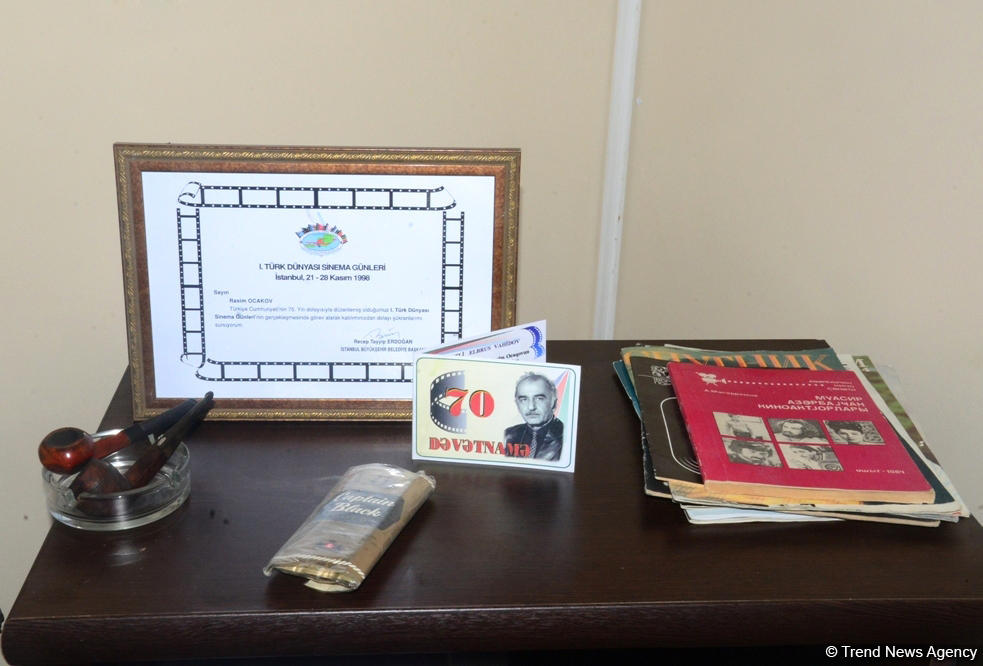 "Azərbaycanfilm" kinostudiyasında Xalq artisti Rasim Ocaqovun Yaradıcılıq studiyasının açılışı olub (FOTO)