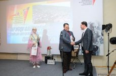 Şəkidə Rasim Ocaqovun 85 illik yubileyinə həsr olunmuş film və foto müsabiqəsinin qaliblərinin mükafatlandırılma mərasimi keçirilib (FOTO)