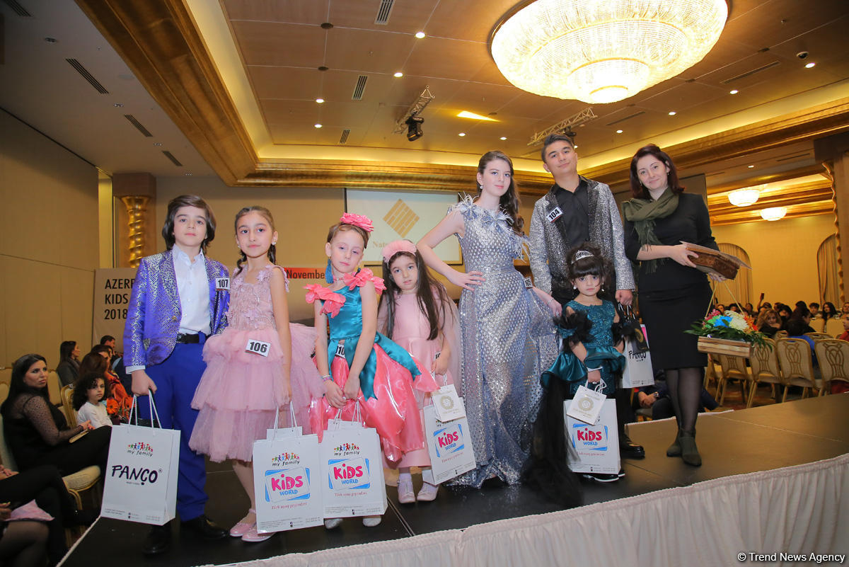 “Azerbaijan Kids Fashion Week 2018” uşaq moda nümayişi keçirilib (FOTO)