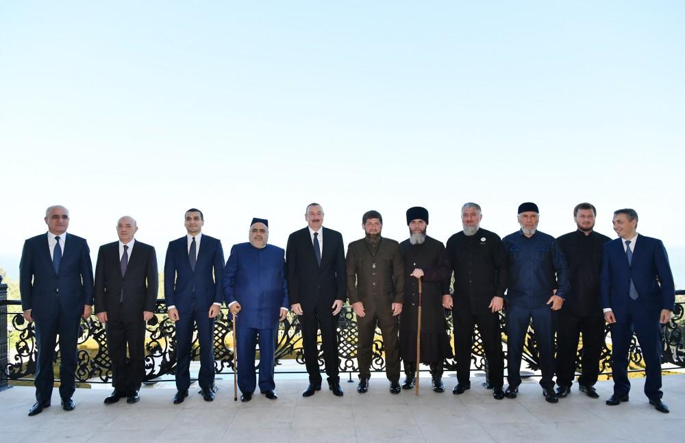 Prezident İlham Əliyev Rusiyanın Çeçenistan Respublikasının başçısını qəbul edib (FOTO) (YENİLƏNİB)
