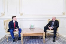 Prezident İlham Əliyev Rusiyanın rəqəmsal inkişaf, rabitə və kütləvi media nazirini qəbul edib (FOTO) (YENİLƏNİB)