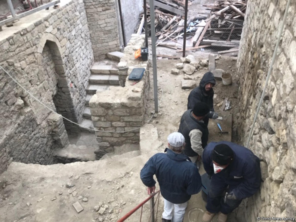 İçərişəhərdə yeni aşkarlanan orta əsrlərə aid HAMAM - Bərpa işləri nə yerdədir? (FOTO)