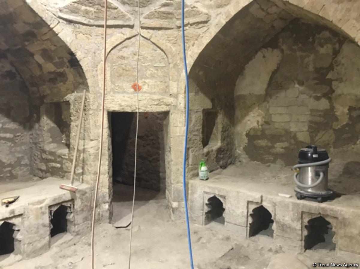 İçərişəhərdə yeni aşkarlanan orta əsrlərə aid HAMAM - Bərpa işləri nə yerdədir? (FOTO)