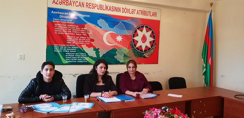 Bilik Fondu Tovuzdakı lisey və kollecdə görüşlər təşkil edib (FOTO)