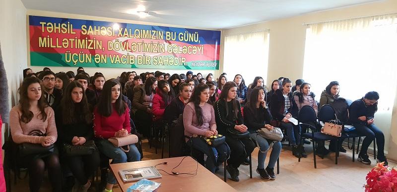 Bilik Fondu Tovuzdakı lisey və kollecdə görüşlər təşkil edib (FOTO)