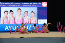 Milli Gimnastika Arenasında bədii gimnastika üzrə 25-ci Azərbaycan Birinciliyi start götürüb (FOTO)