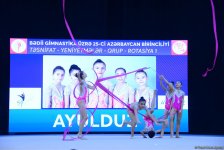 Milli Gimnastika Arenasında bədii gimnastika üzrə 25-ci Azərbaycan Birinciliyi start götürüb (FOTO)