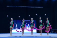 Milli Gimnastika Arenasında bədii gimnastika üzrə 25-ci Azərbaycan Birinciliyi start götürüb (FOTO)