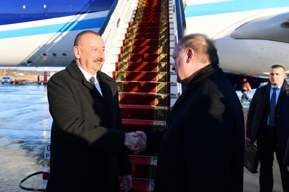 Azərbaycan Prezidenti İlham Əliyevin Rusiyaya işgüzar səfəri (FOTO) (YENİLƏNİB-2)
