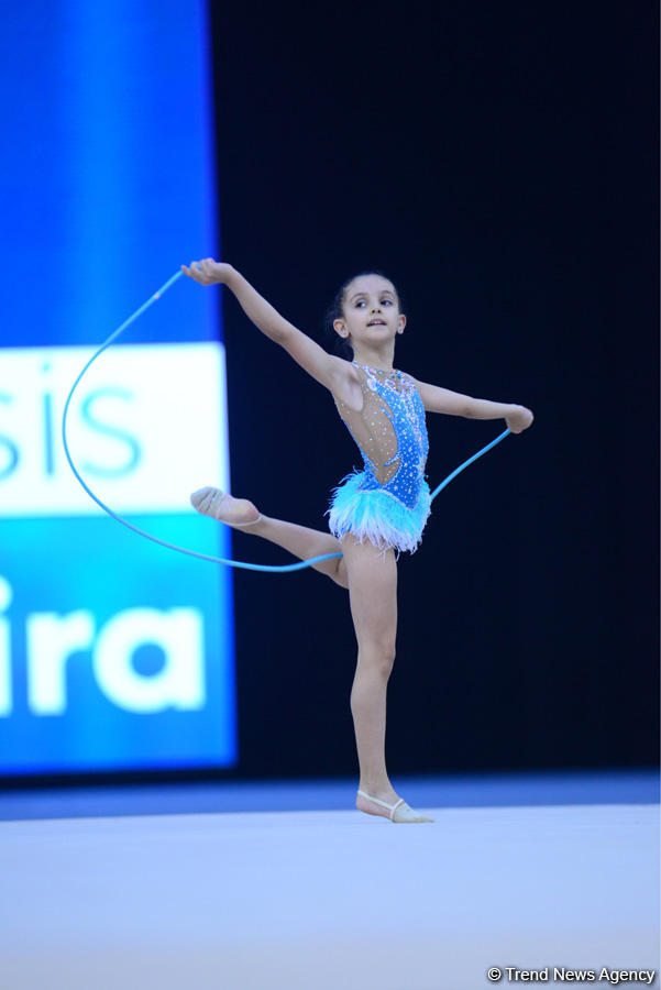 Milli Gimnastika Arenasında bədii gimnastika üzrə 25-ci Azərbaycan Birinciliyi start götürüb (FOTO)