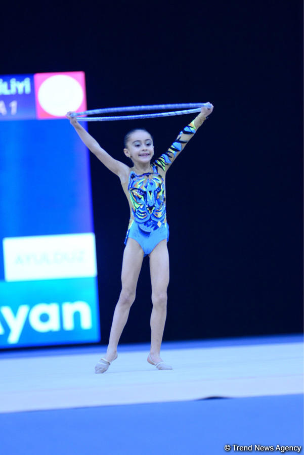 Milli Gimnastika Arenasında bədii gimnastika üzrə 25-ci Azərbaycan Birinciliyi start götürüb (FOTO)