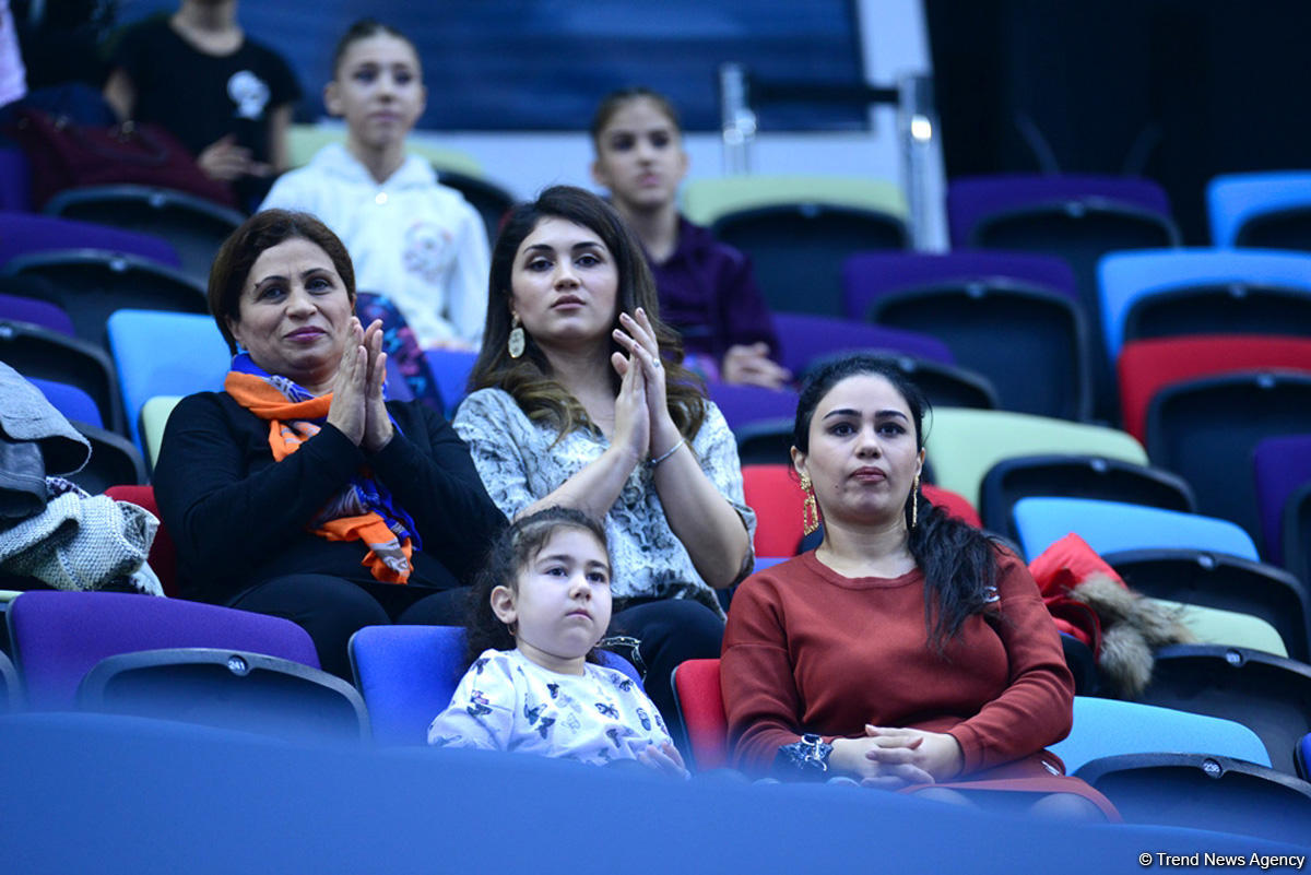 Milli Gimnastika Arenasında bədii gimnastika üzrə 25-ci Azərbaycan Birinciliyi start götürüb (FOTO)