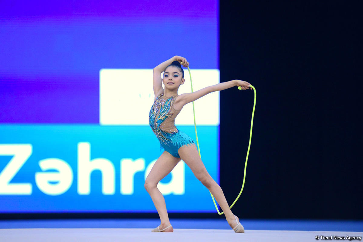 Milli Gimnastika Arenasında bədii gimnastika üzrə 25-ci Azərbaycan Birinciliyi start götürüb (FOTO)