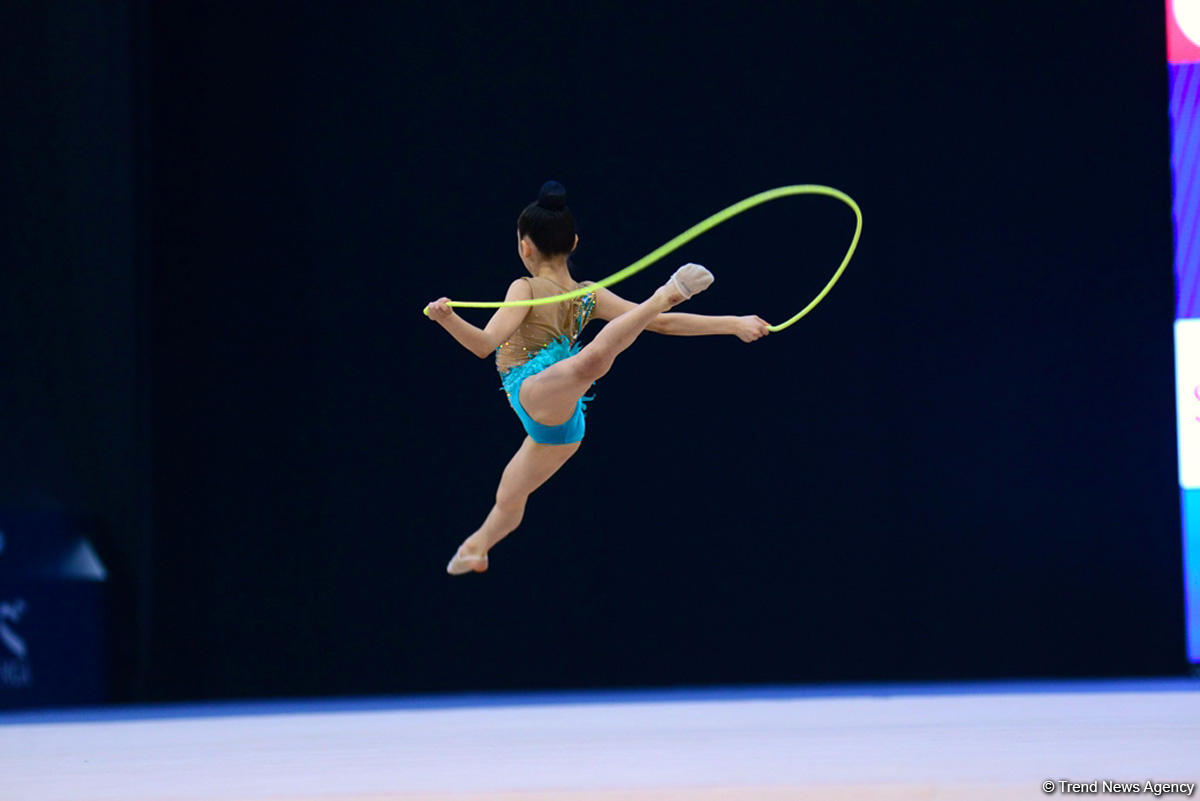 Milli Gimnastika Arenasında bədii gimnastika üzrə 25-ci Azərbaycan Birinciliyi start götürüb (FOTO)