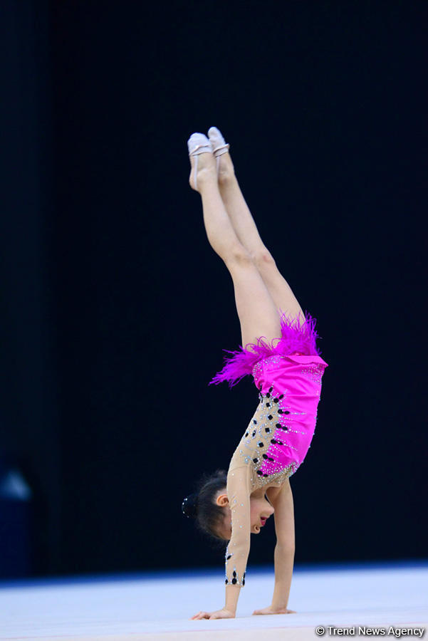 Milli Gimnastika Arenasında bədii gimnastika üzrə 25-ci Azərbaycan Birinciliyi start götürüb (FOTO)