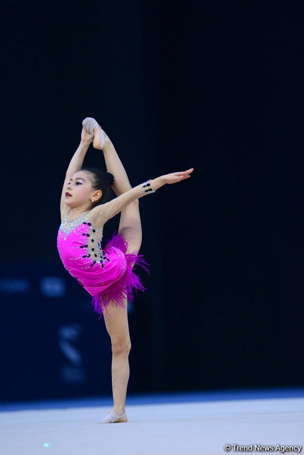 Milli Gimnastika Arenasında bədii gimnastika üzrə 25-ci Azərbaycan Birinciliyi start götürüb (FOTO)