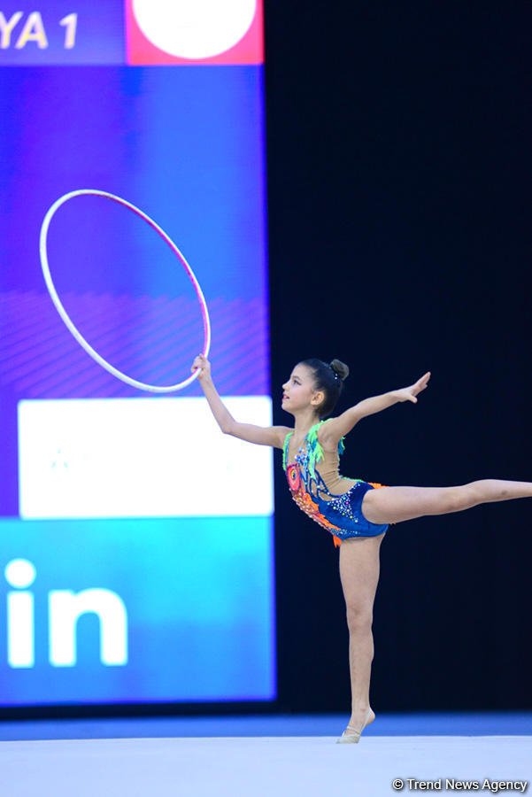 Milli Gimnastika Arenasında bədii gimnastika üzrə 25-ci Azərbaycan Birinciliyi start götürüb (FOTO)