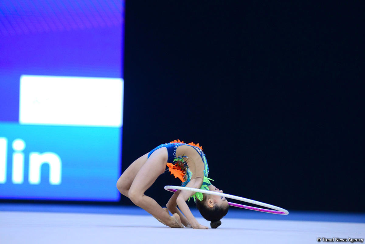 Milli Gimnastika Arenasında bədii gimnastika üzrə 25-ci Azərbaycan Birinciliyi start götürüb (FOTO)