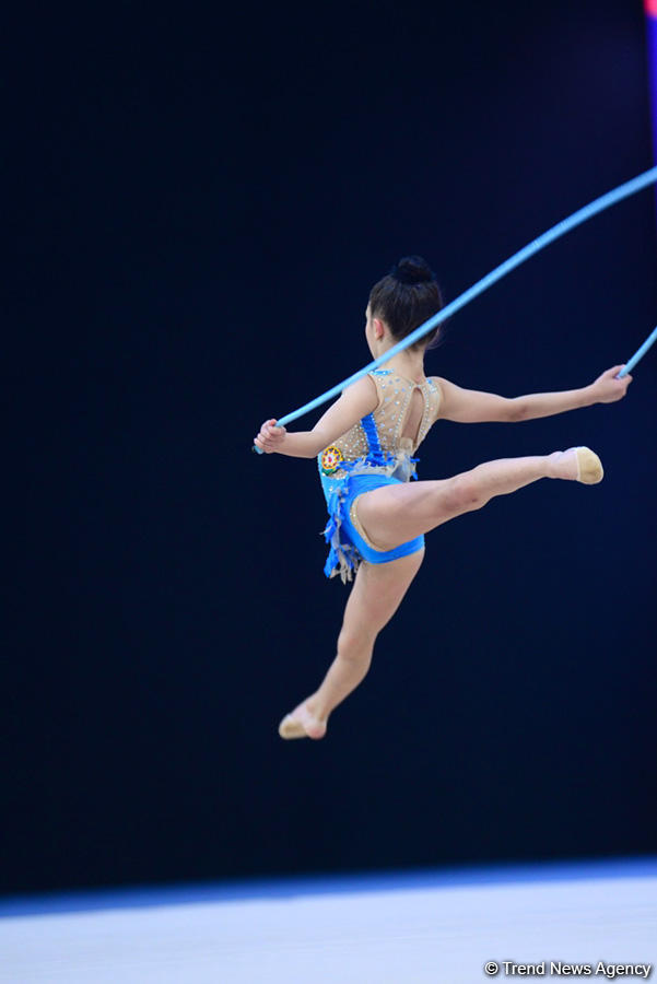 Milli Gimnastika Arenasında bədii gimnastika üzrə 25-ci Azərbaycan Birinciliyi start götürüb (FOTO)