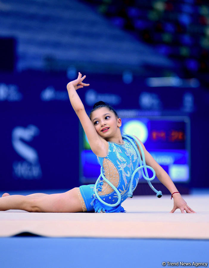 Milli Gimnastika Arenasında bədii gimnastika üzrə 25-ci Azərbaycan Birinciliyi start götürüb (FOTO)
