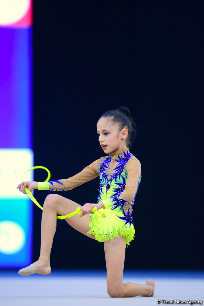 Milli Gimnastika Arenasında bədii gimnastika üzrə 25-ci Azərbaycan Birinciliyi start götürüb (FOTO)