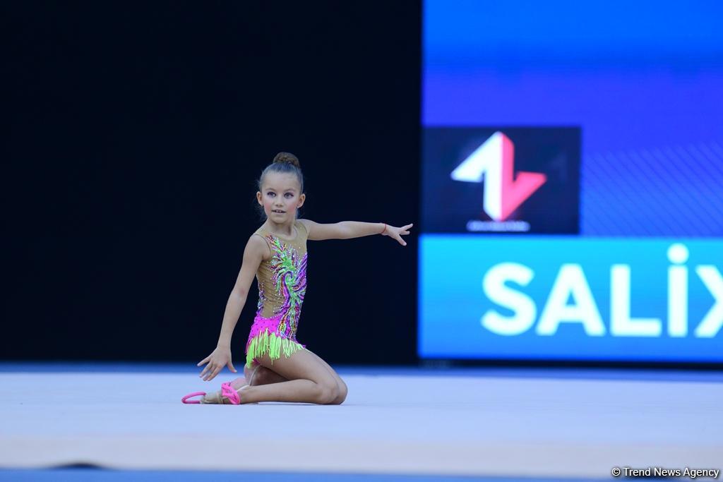 Milli Gimnastika Arenasında bədii gimnastika üzrə 25-ci Azərbaycan Birinciliyi start götürüb (FOTO)