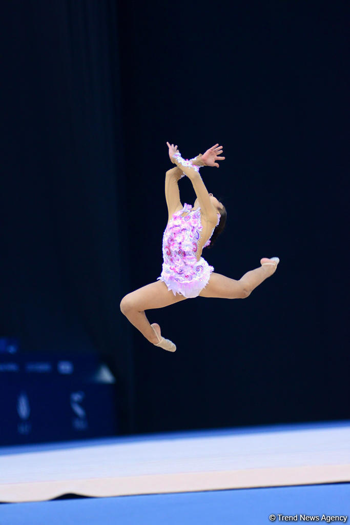 Milli Gimnastika Arenasında bədii gimnastika üzrə 25-ci Azərbaycan Birinciliyi start götürüb (FOTO)