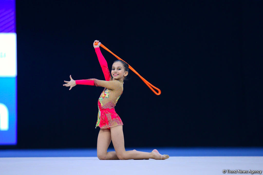 Milli Gimnastika Arenasında bədii gimnastika üzrə 25-ci Azərbaycan Birinciliyi start götürüb (FOTO)