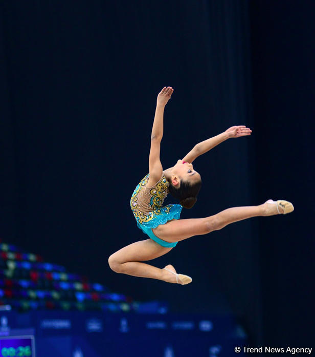 Milli Gimnastika Arenasında bədii gimnastika üzrə 25-ci Azərbaycan Birinciliyi start götürüb (FOTO)