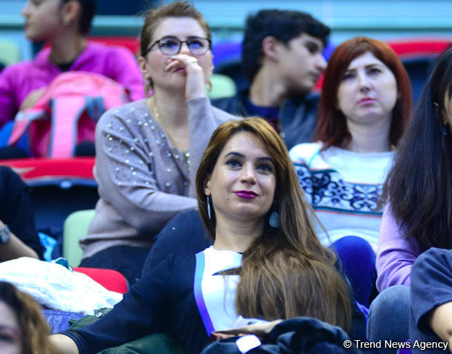 Milli Gimnastika Arenasında bədii gimnastika üzrə 25-ci Azərbaycan Birinciliyi start götürüb (FOTO)