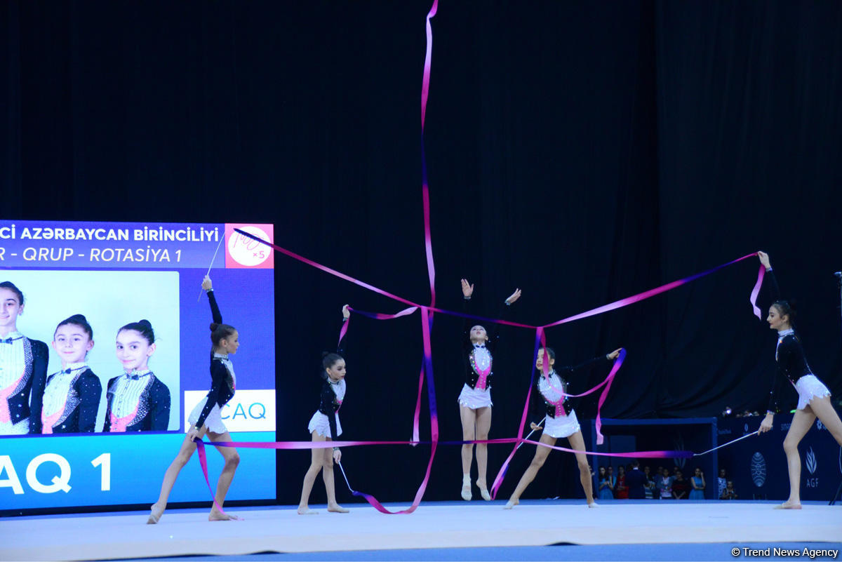 Milli Gimnastika Arenasında bədii gimnastika üzrə 25-ci Azərbaycan Birinciliyi start götürüb (FOTO)