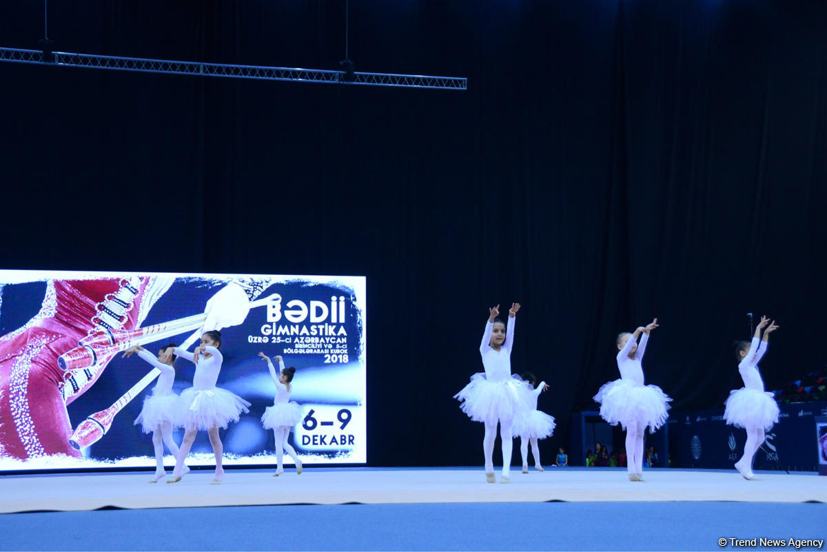 Milli Gimnastika Arenasında bədii gimnastika üzrə 25-ci Azərbaycan Birinciliyi start götürüb (FOTO)