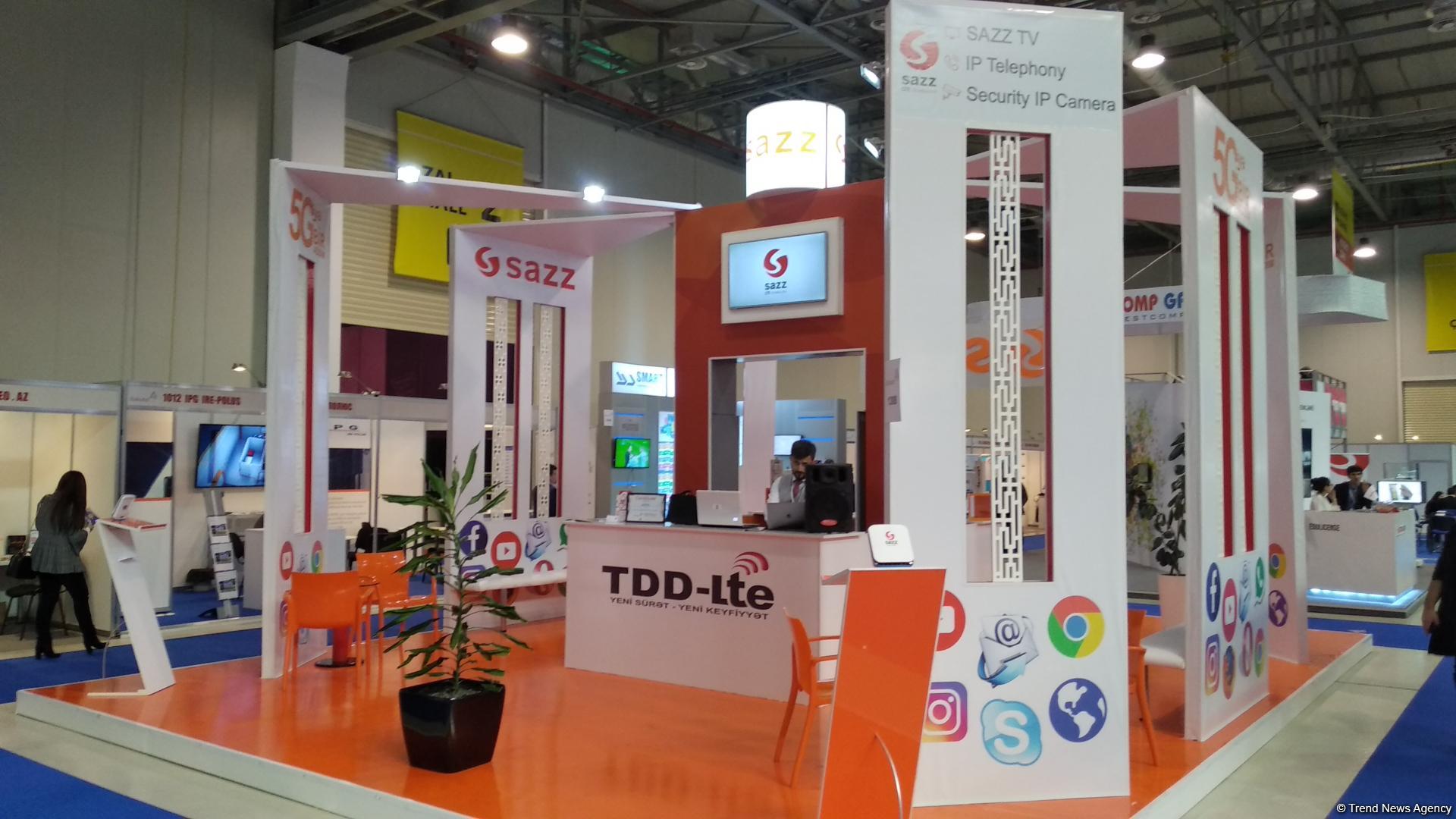 "Sazz" "Bakutel-2018" sərgisində maraqlı innovativ təkliflərlə çıxış edib (FOTO)