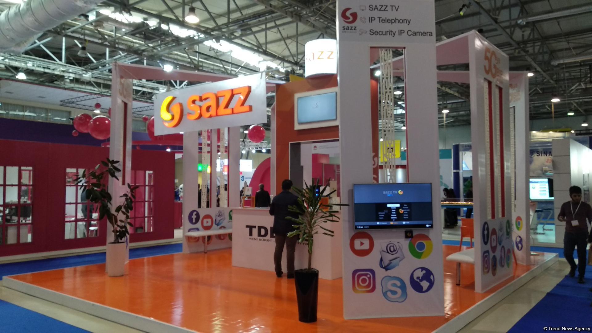 "Sazz" "Bakutel-2018" sərgisində maraqlı innovativ təkliflərlə çıxış edib (FOTO)