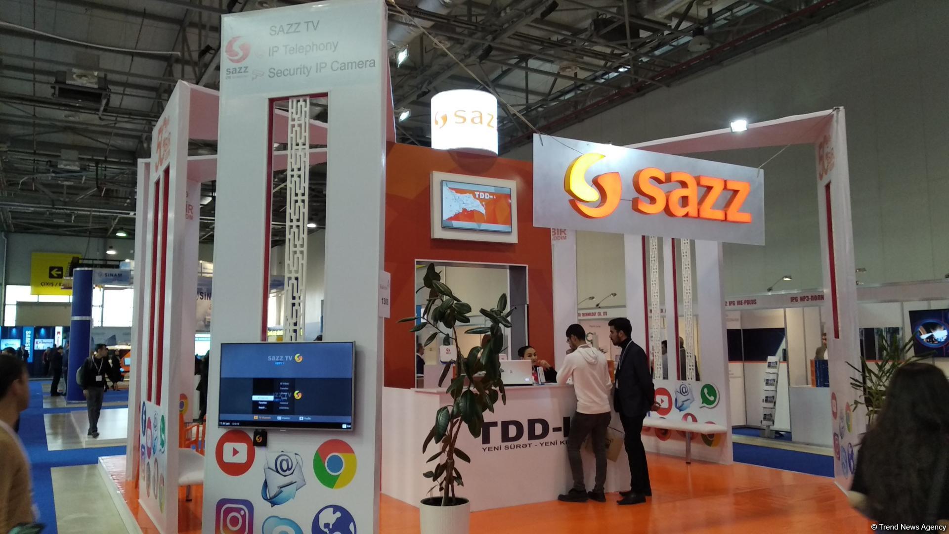 "Sazz" "Bakutel-2018" sərgisində maraqlı innovativ təkliflərlə çıxış edib (FOTO)